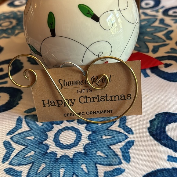 Shannon Road “Merry & Bright Christmas ornament. Comes in box with hanger. 🎄🎄 - Picture 3 of 5